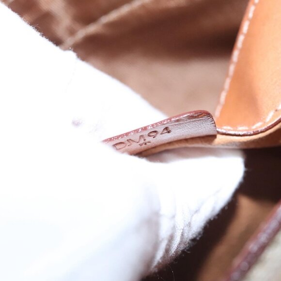 CELINE Macadam Canvas Hand Bag PVC Leather 2way White - Picture 11 of 16